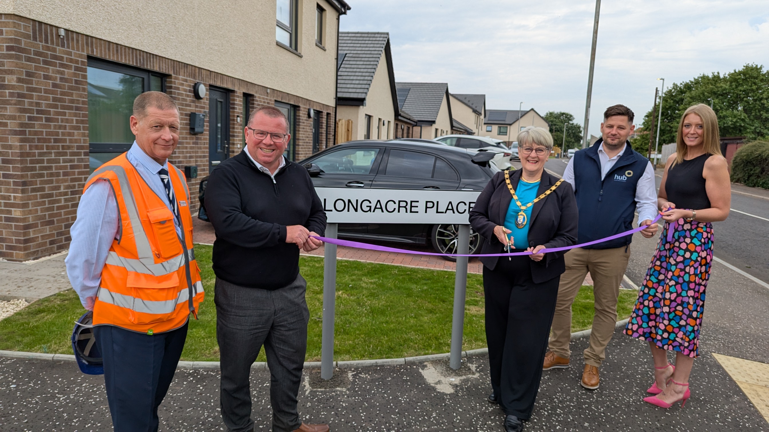 New council homes officially opened in Irvine