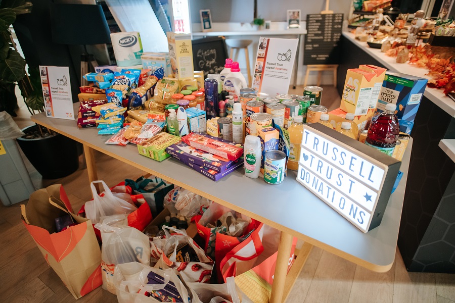 TIS community donates over 110kg food and toiletry items to Trussell Trust