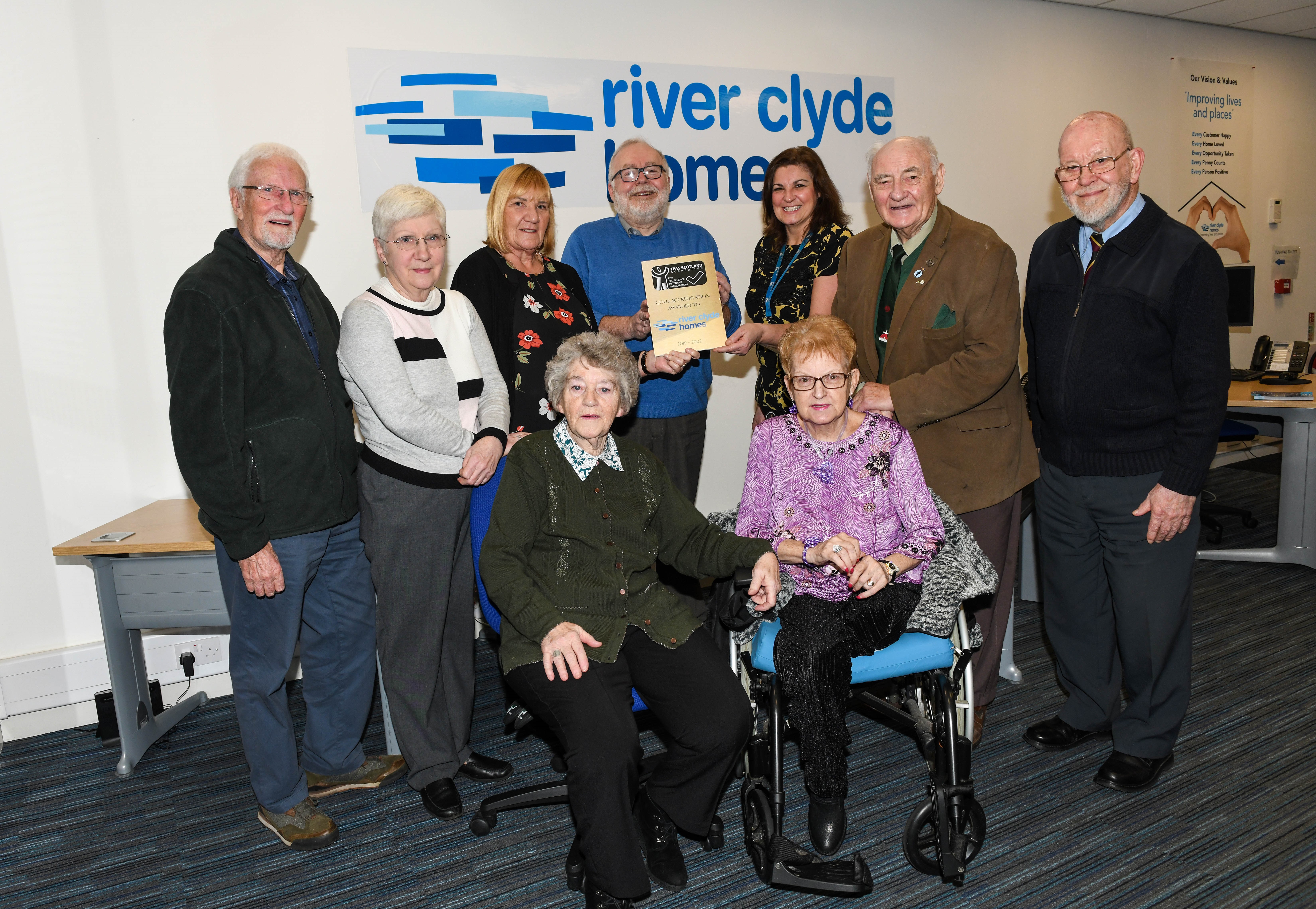 River Clyde Homes achieves Gold Standard in tenant participation