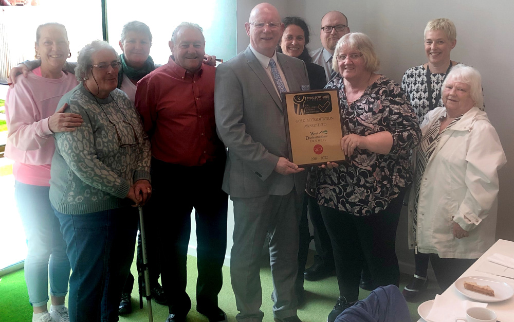 West Dunbartonshire Council recognised for tenant involvement