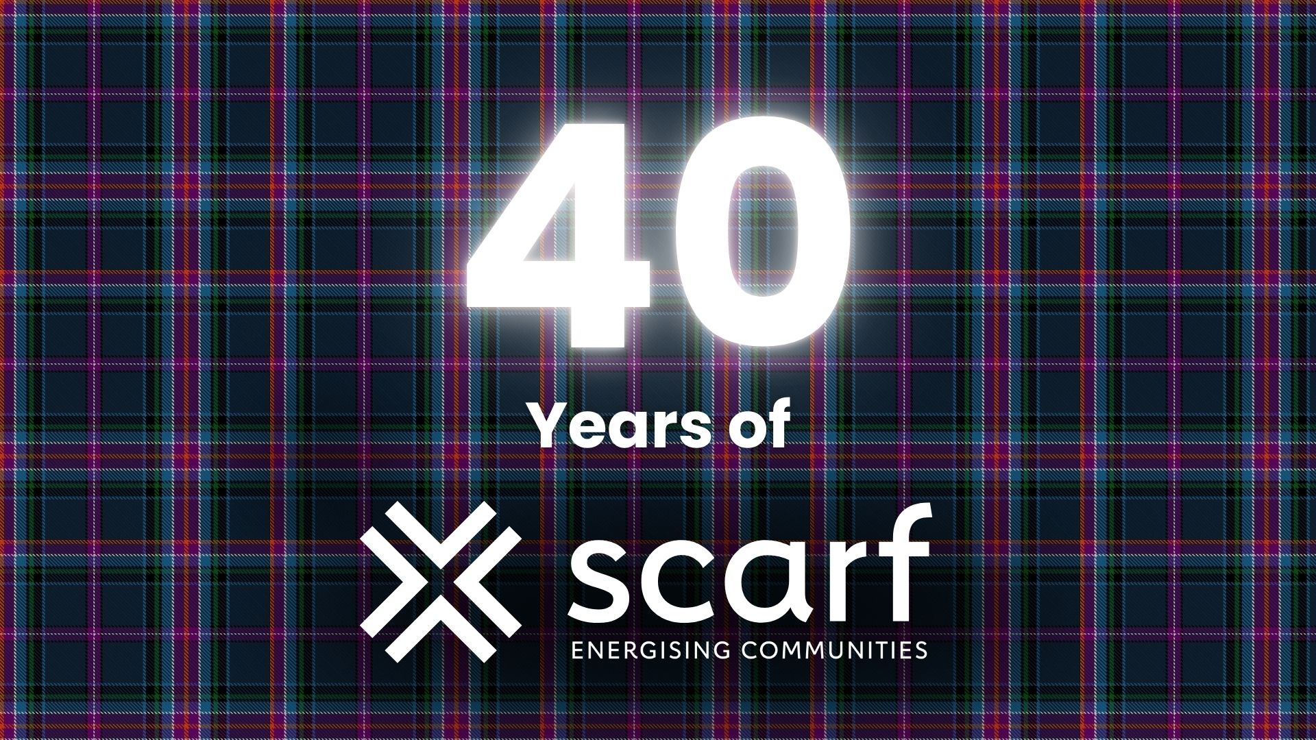 Scarf marks 40 years of tackling fuel poverty with official tartan