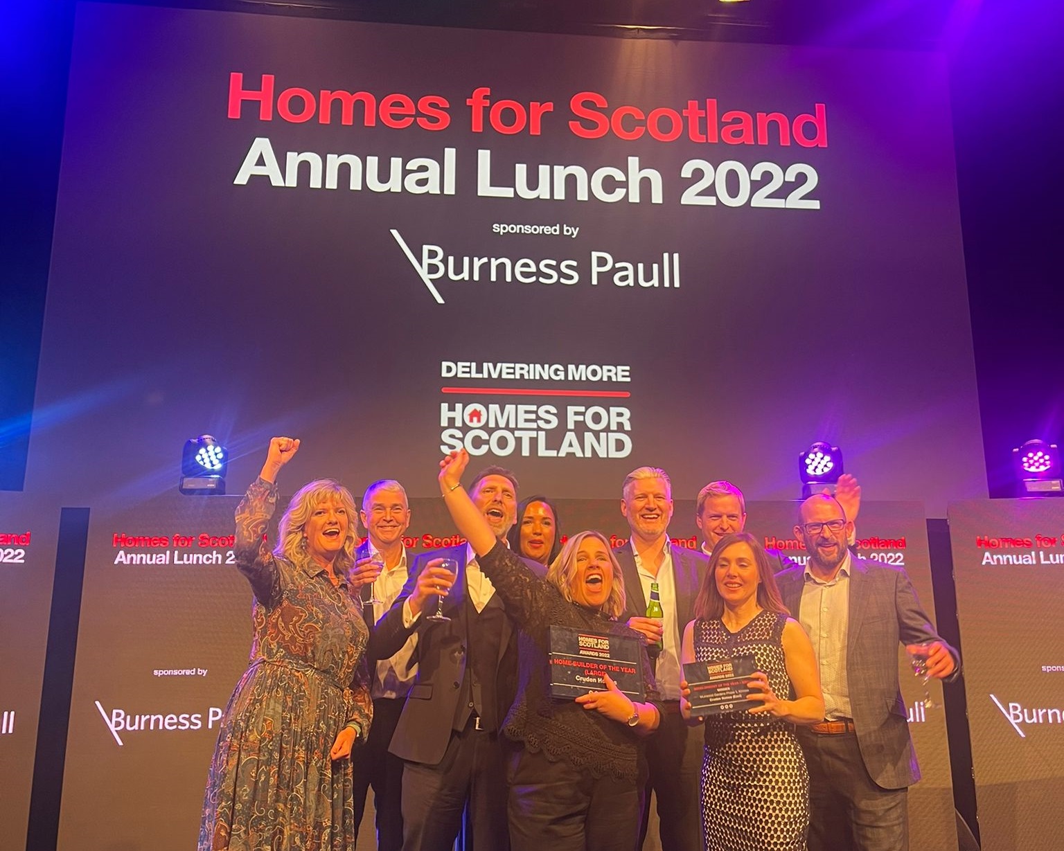 Cruden scoops double win at Homes for Scotland Awards