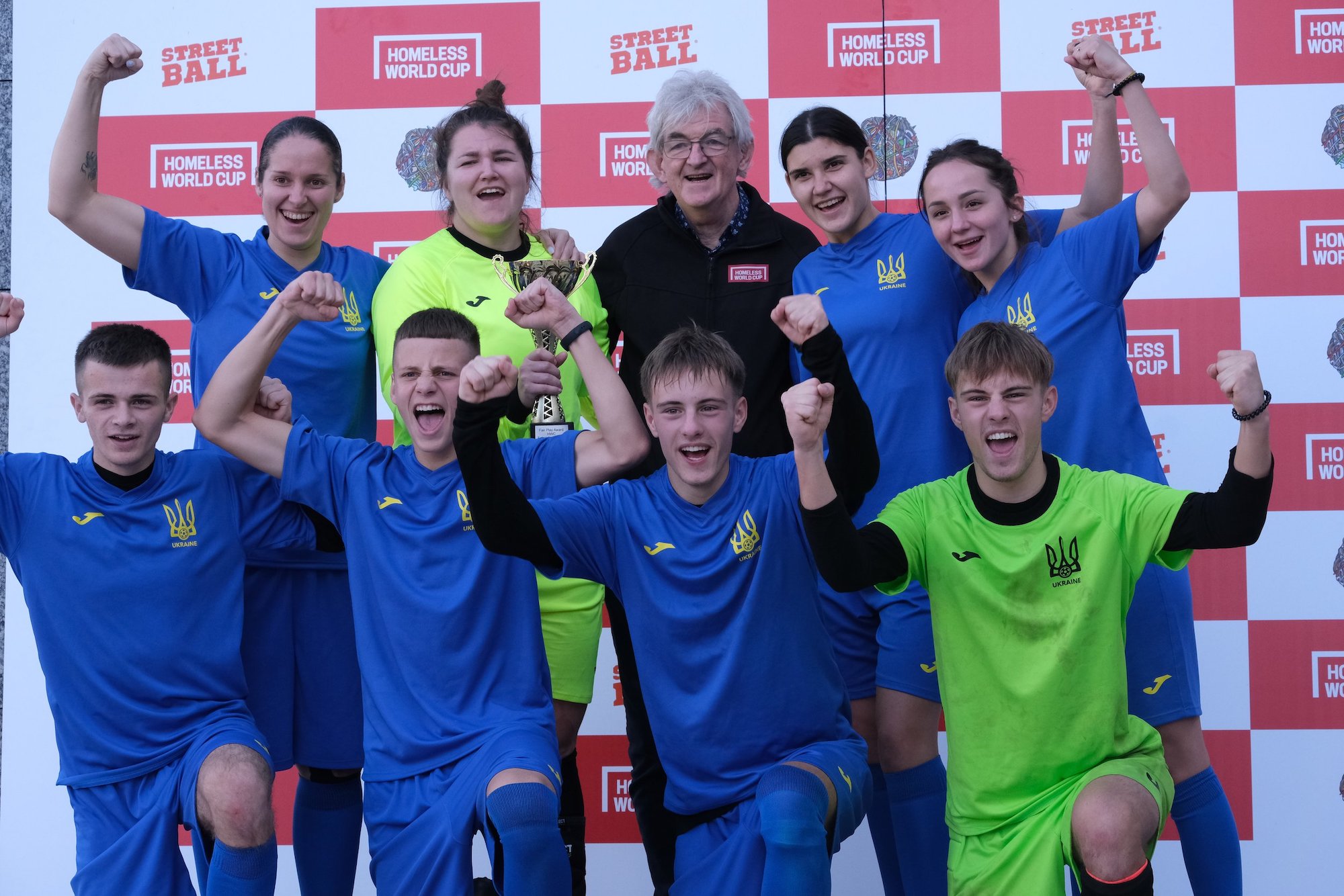 Five Scottish football clubs support Ukraine's journey to 2023 Homeless World Cup