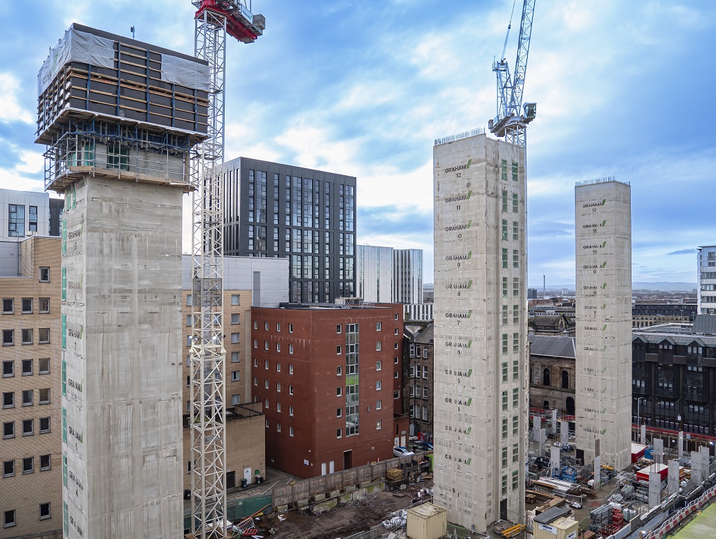Glasgow student accommodation development reaches new milestone