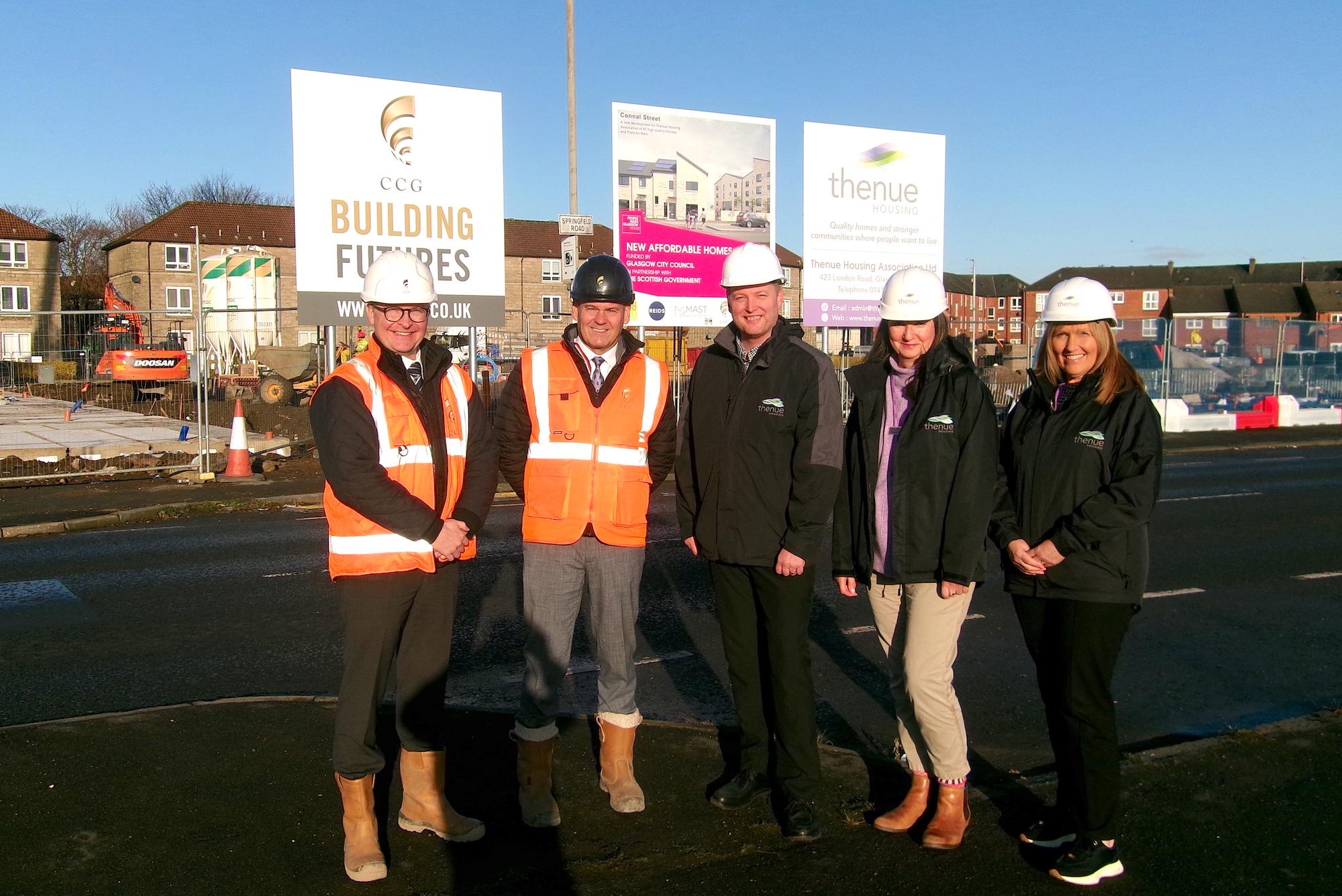 Thenue and CCG launch development of 41 new energy-efficient homes in East Glasgow