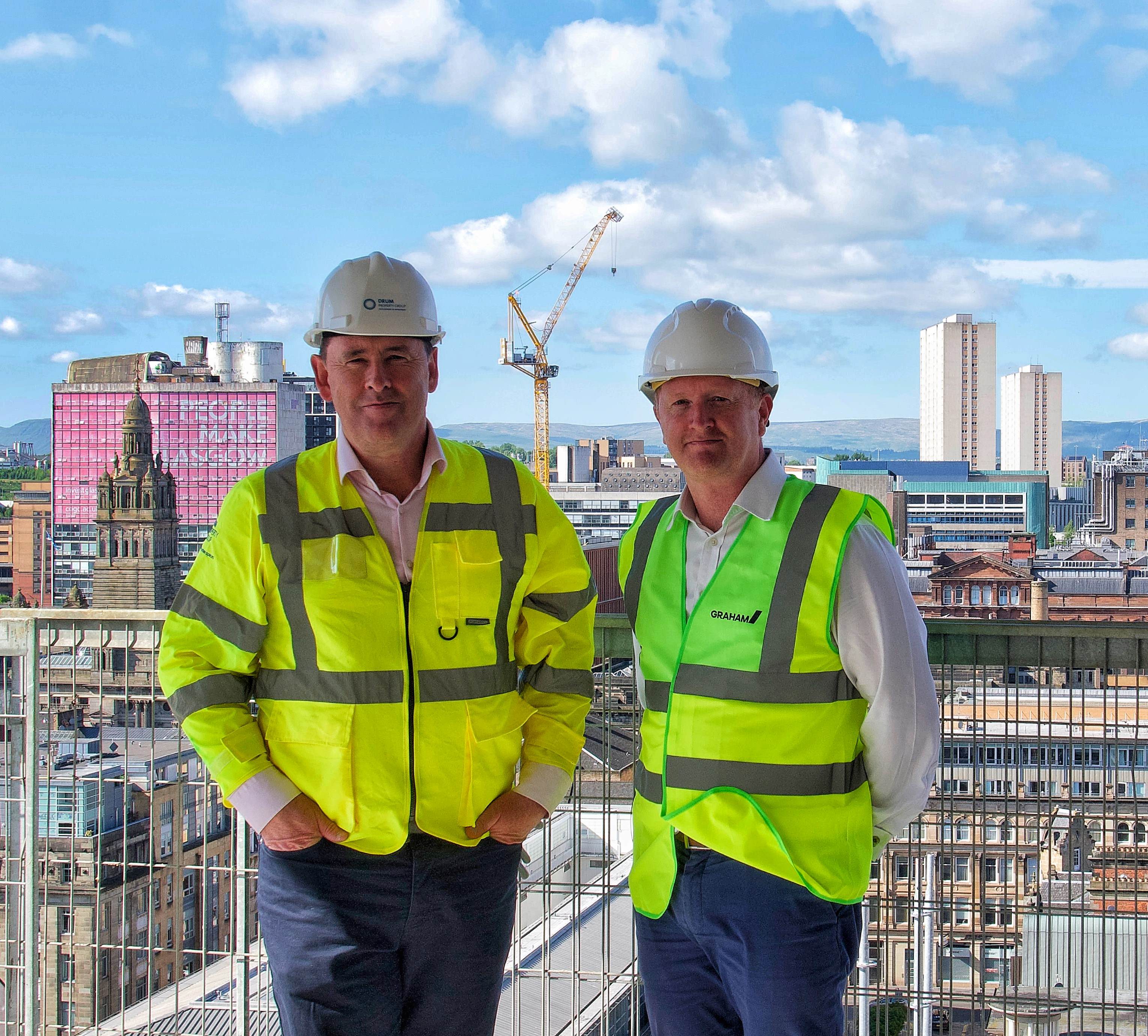 Video: 346-apartment build-to-rent complex at Candleriggs Square tops out