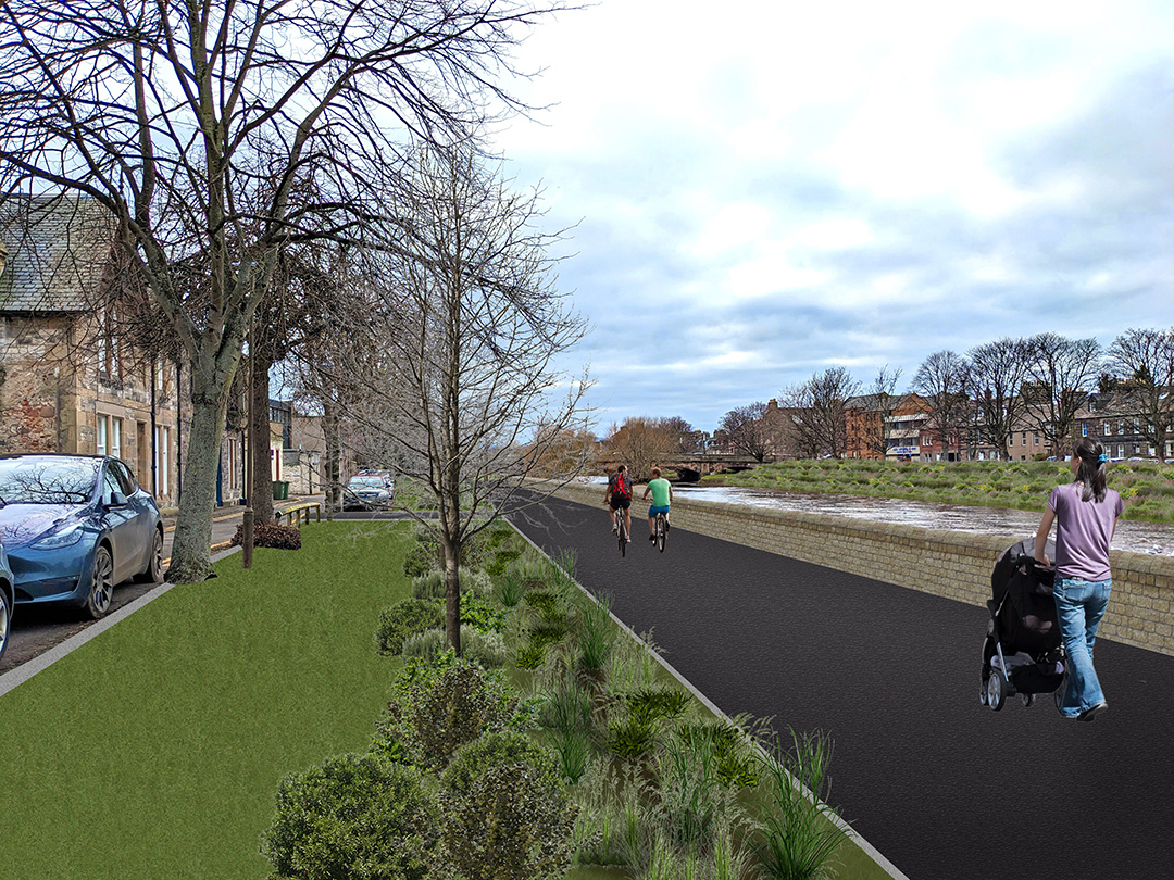 Musselburgh approves outline flood protection scheme design