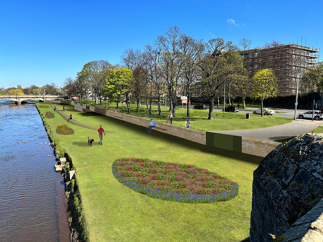Musselburgh approves outline flood protection scheme design