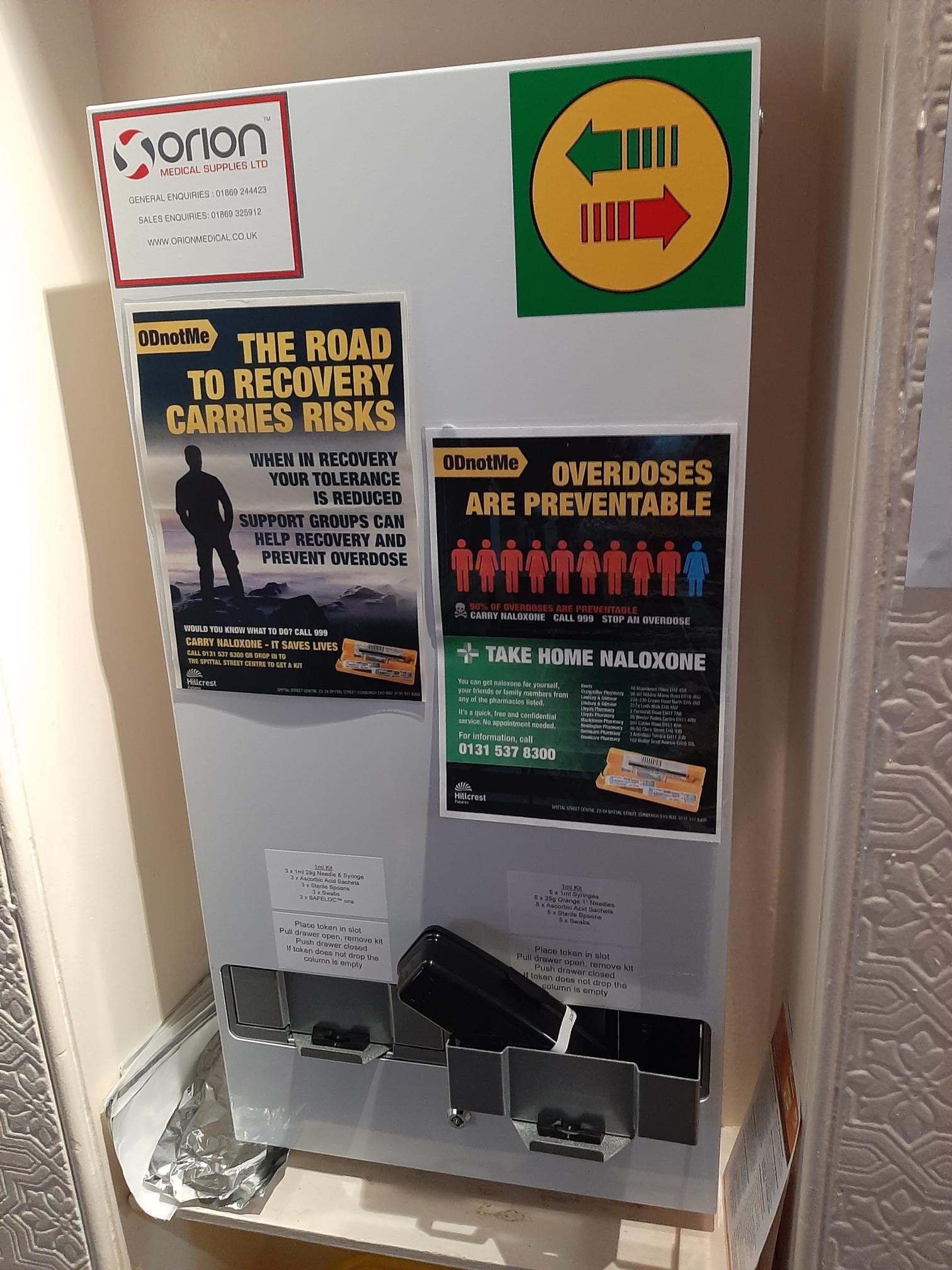 Scotland’s first needle exchange vending machines installed in homeless accommodation venues