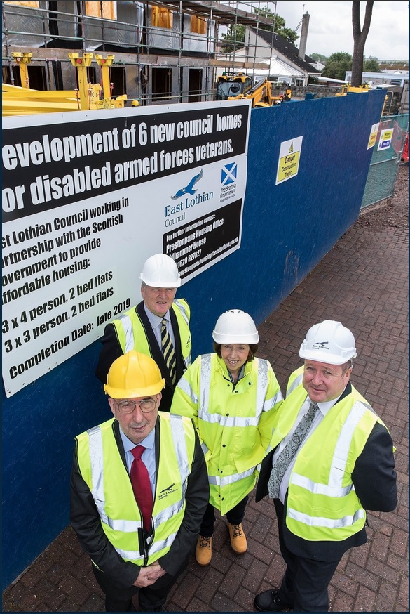 Veterans Minister Graeme Day visits housing development for disabled veterans