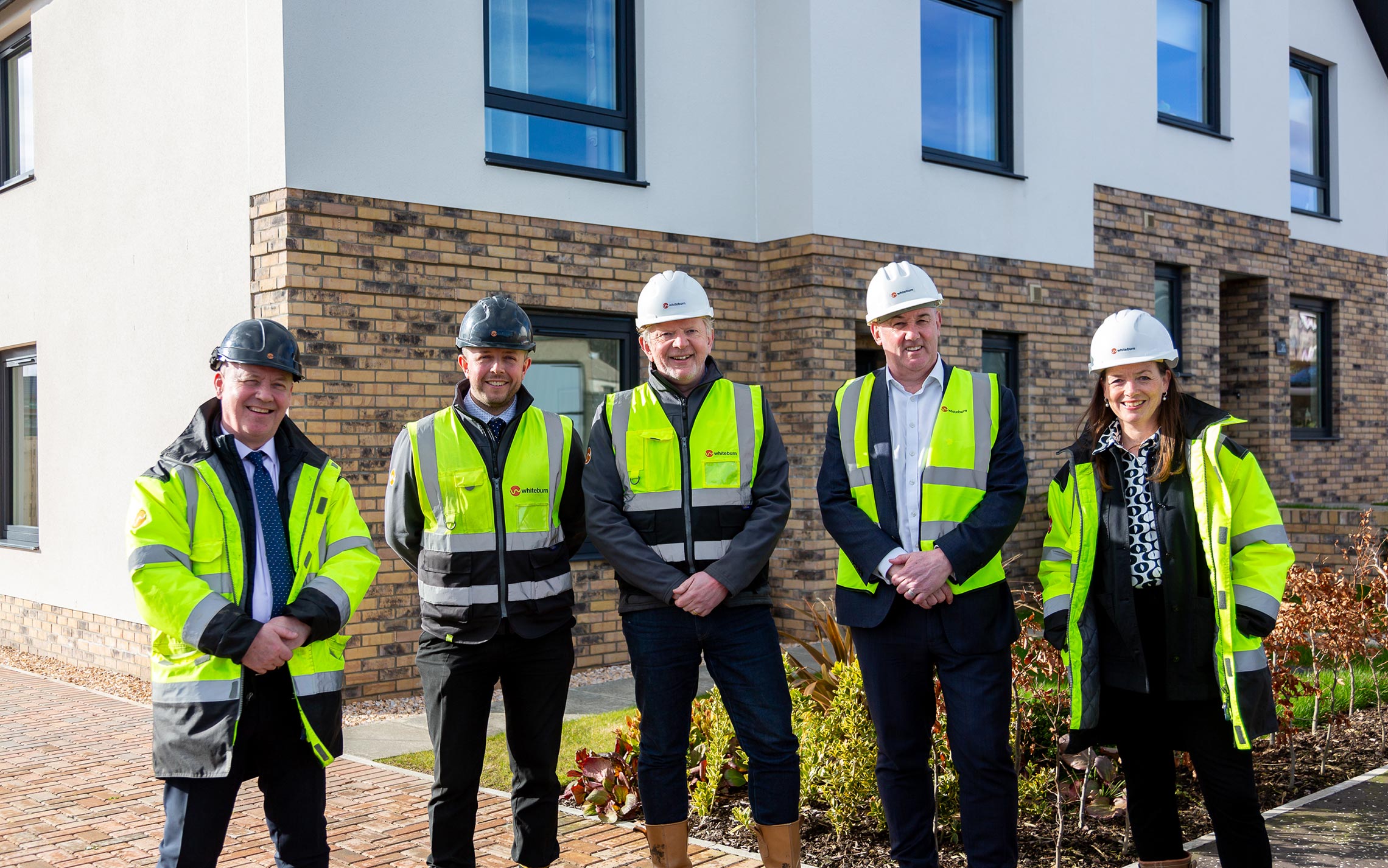 Housing minister visits Whiteburn Projects development in Kirkcaldy