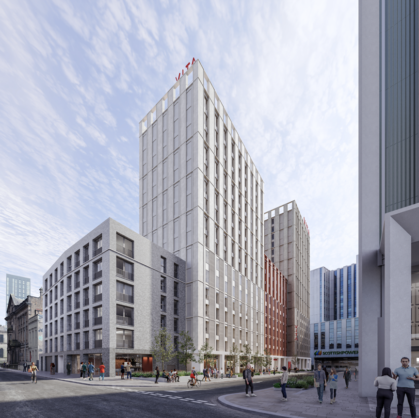 Affordable homes and student accommodation form plans for Glasgow's India Street