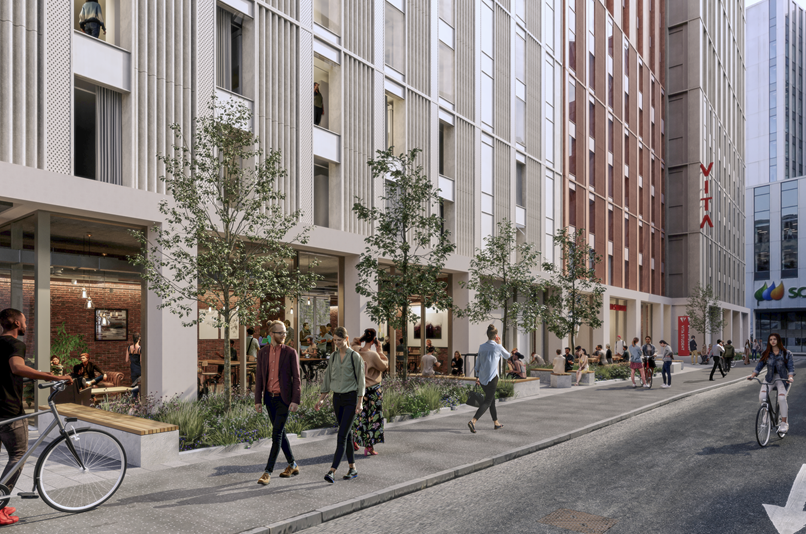 Affordable homes and student accommodation form plans for Glasgow's India Street