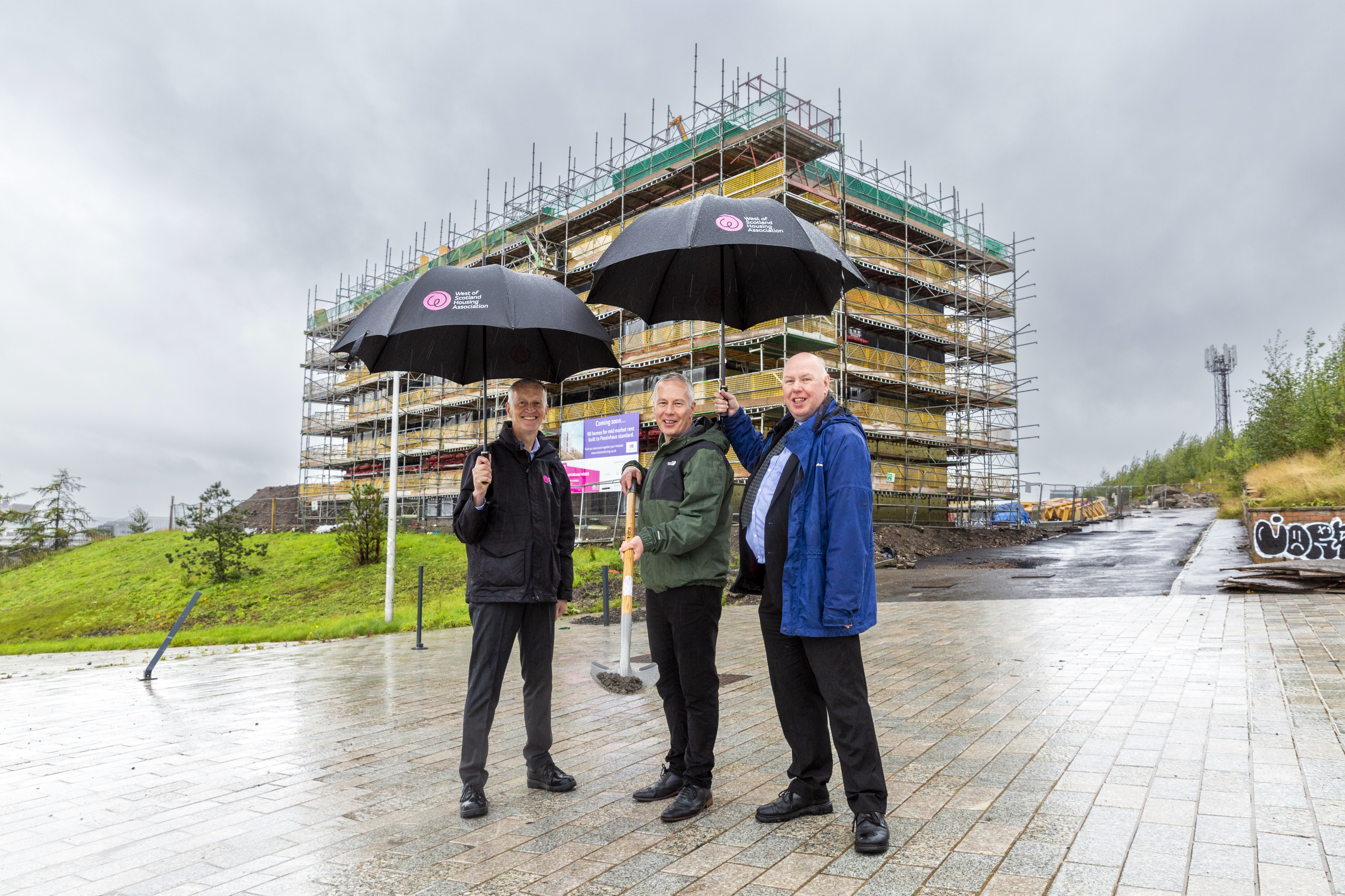 WSHA begins work on Scotland's largest Passivhaus development