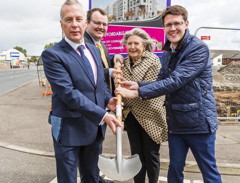 Work begins on new East Glasgow affordable homes