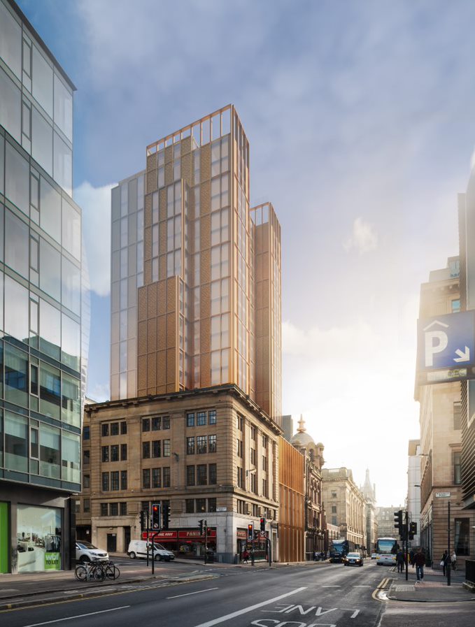 Plans lodged for 182 new build-to-rent homes in Glasgow’s city centre