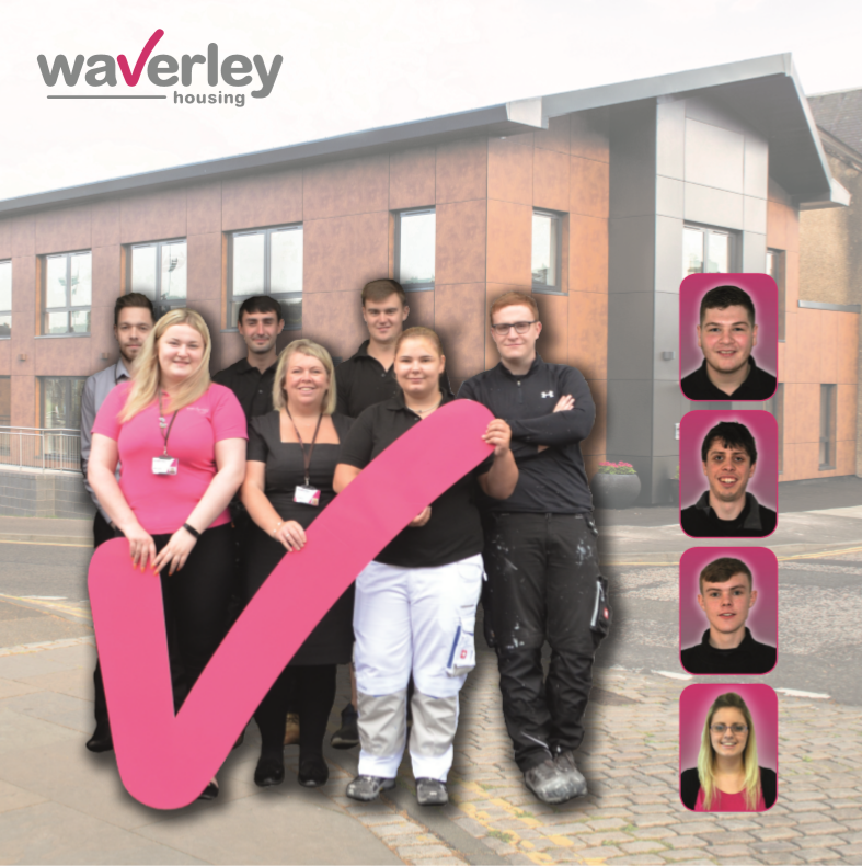 Fantastic five complete apprenticeships with Waverley