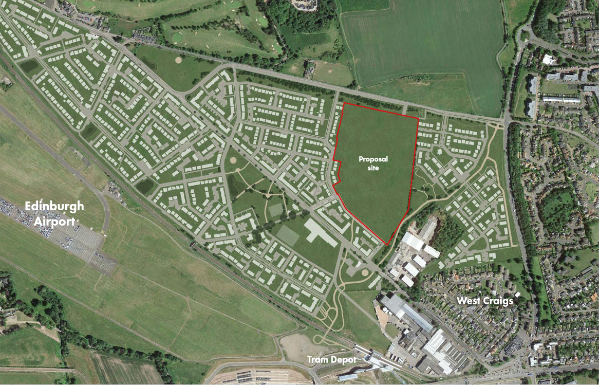 Miller Homes submits plans for new homes at West Craigs