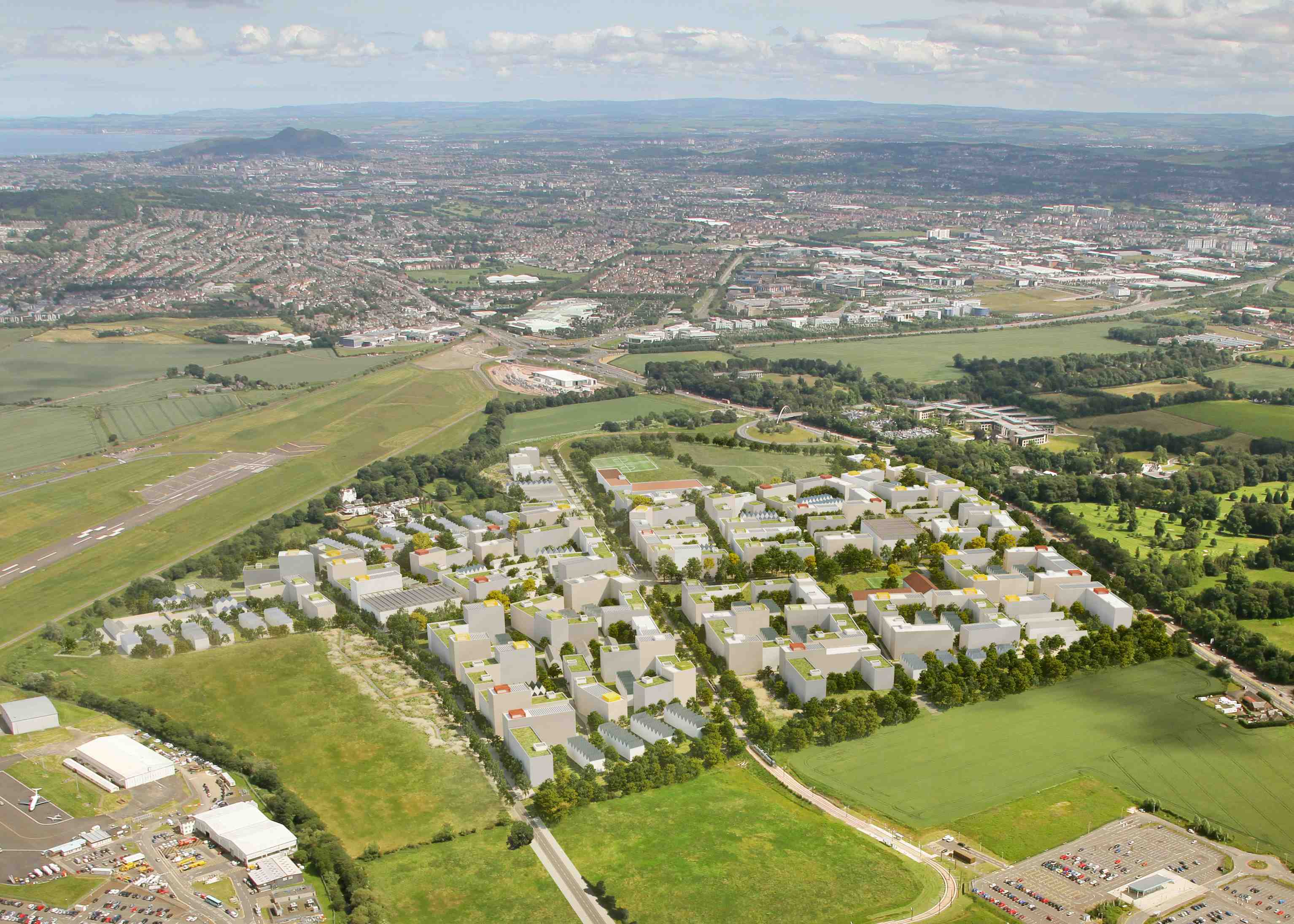Homes-led ‘20-minute’ neighbourhood proposed for 205-acre West Edinburgh site