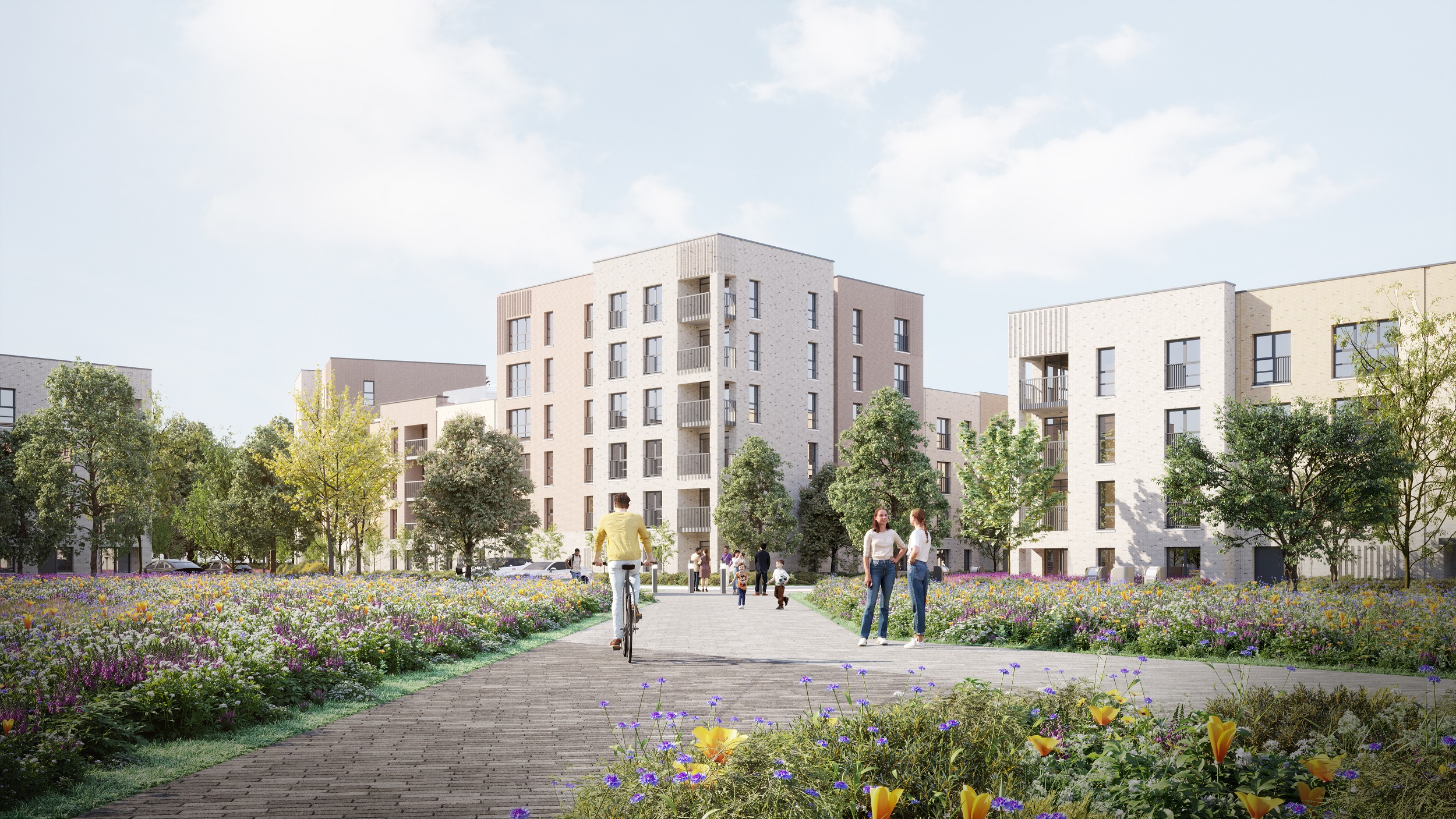 Edinburgh council breaks ground at Scotland's largest net-zero housing development