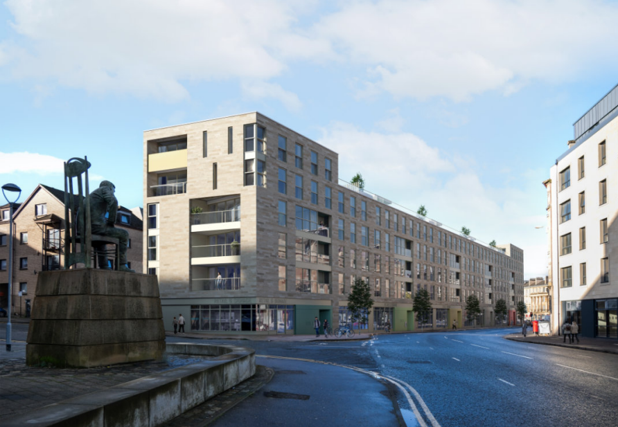 Westpoint Homes returns with Glasgow police station flats bid