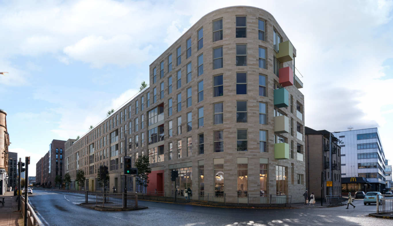 Westpoint Homes returns with Glasgow police station flats bid