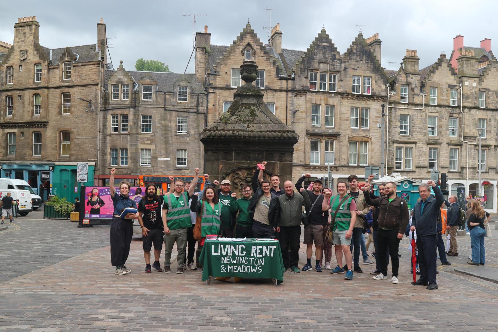 Campaigners drop Old Town banner demanding action on short-term lets