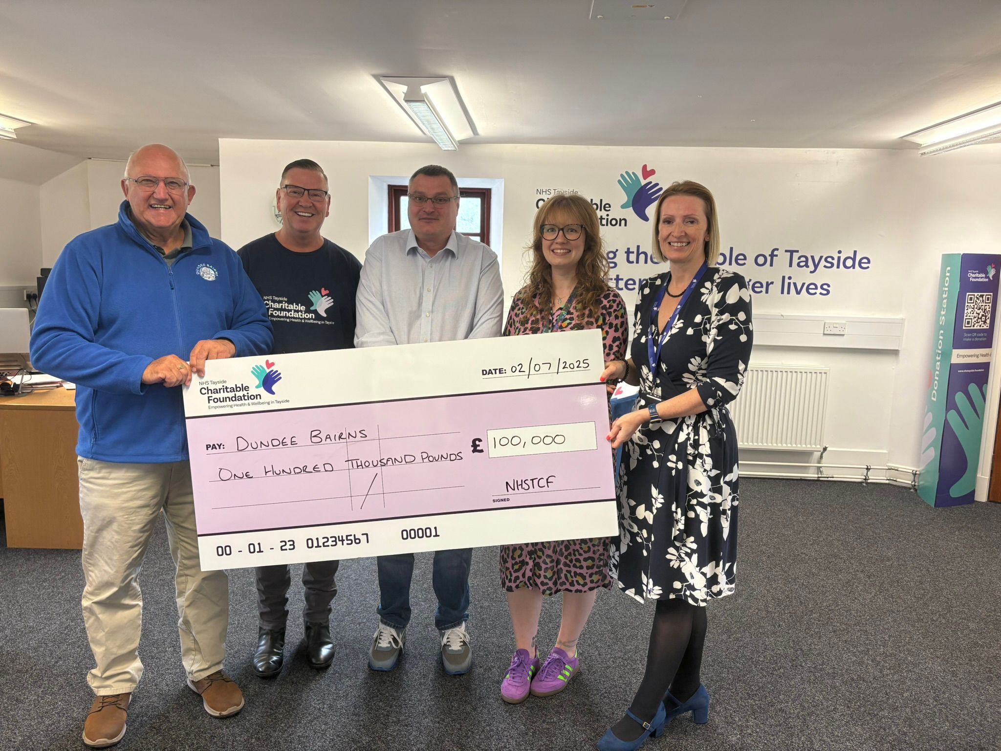 Charity Spotlight: NHS Tayside Charitable Foundation awards £100,000 to Dundee Bairns