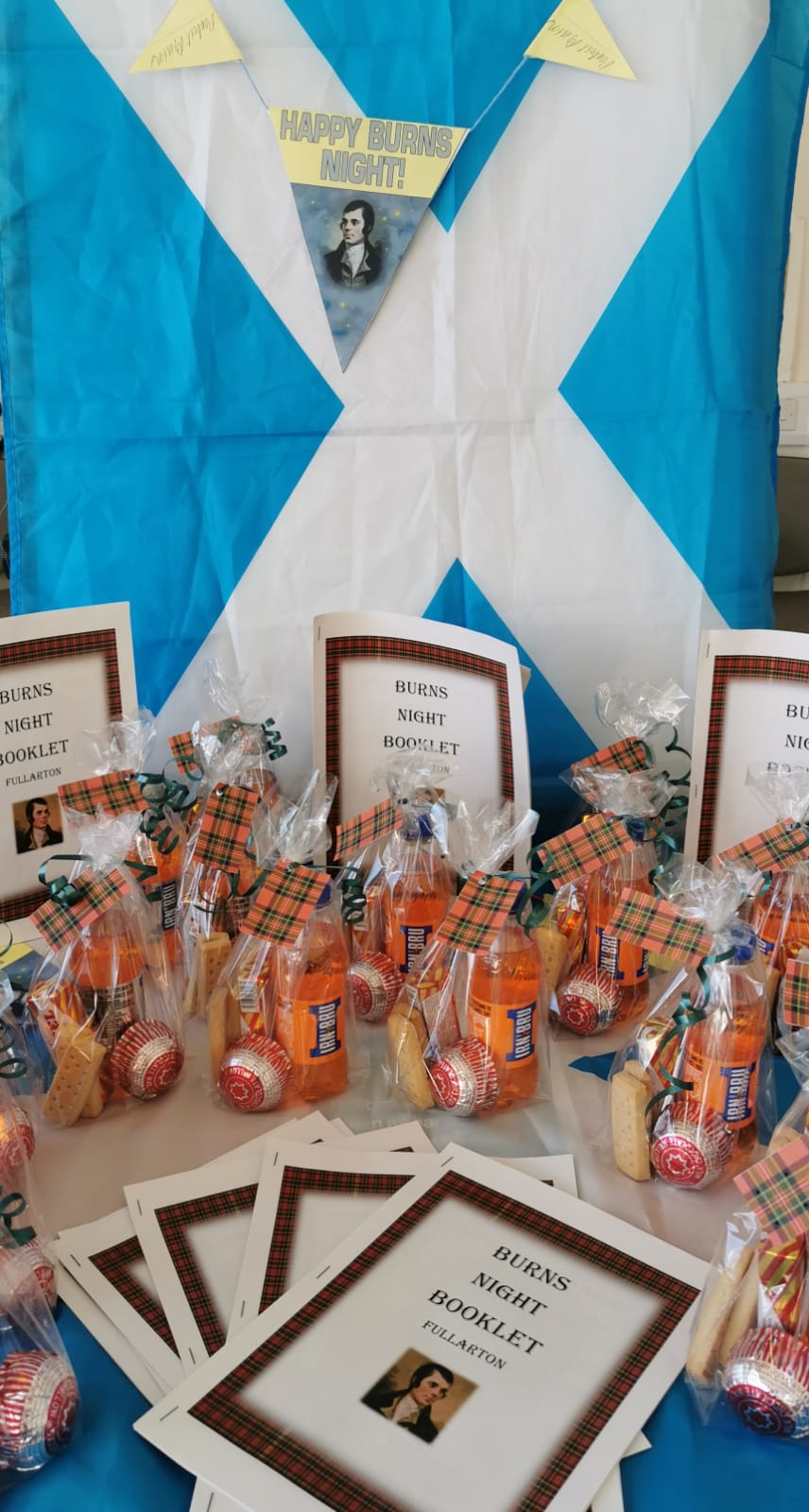 Wheatley Care staff ensure Burns Night is still celebrated in lockdown