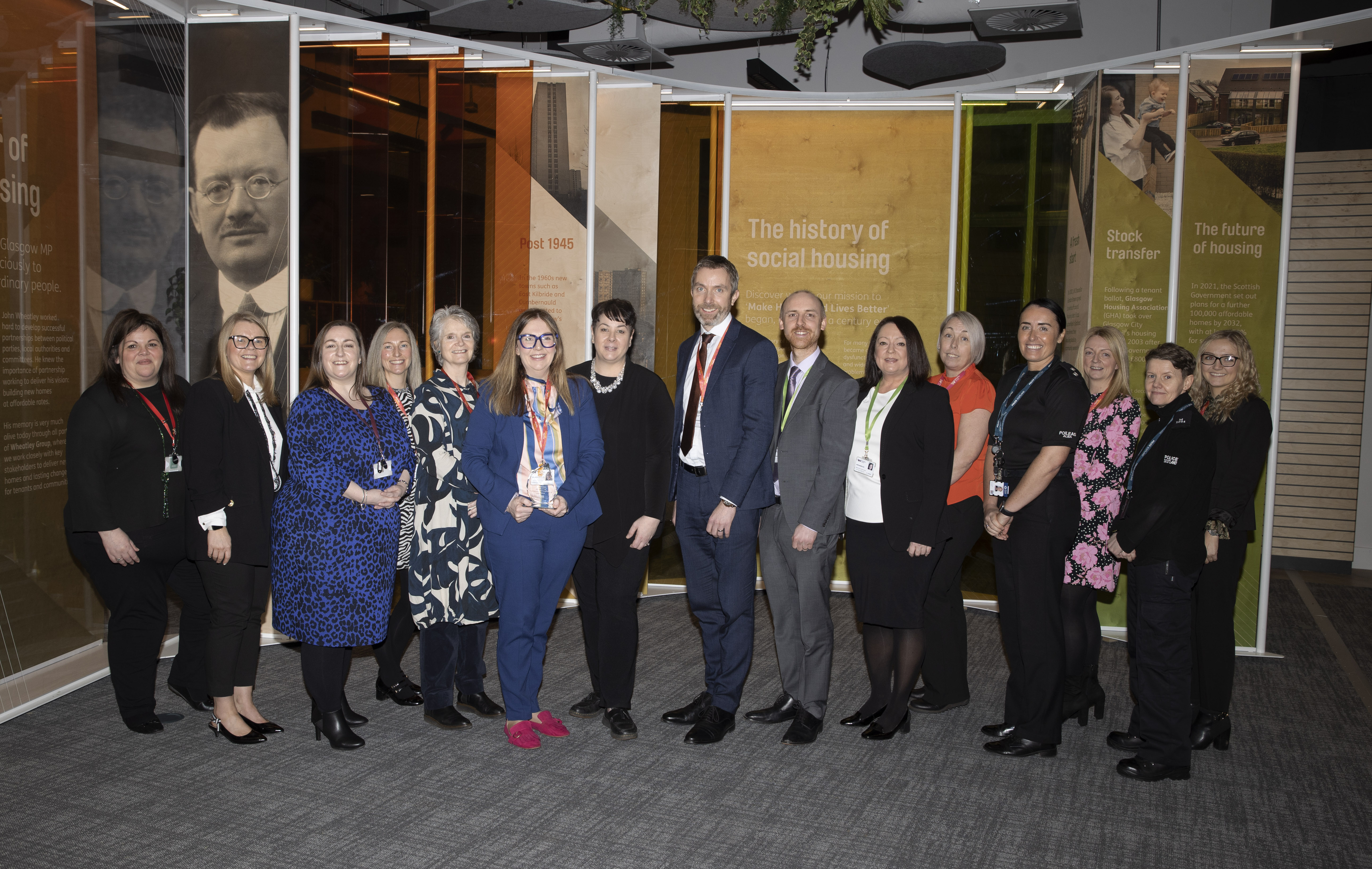 Minister hears how Wheatley Group is supporting survivors of domestic abuse