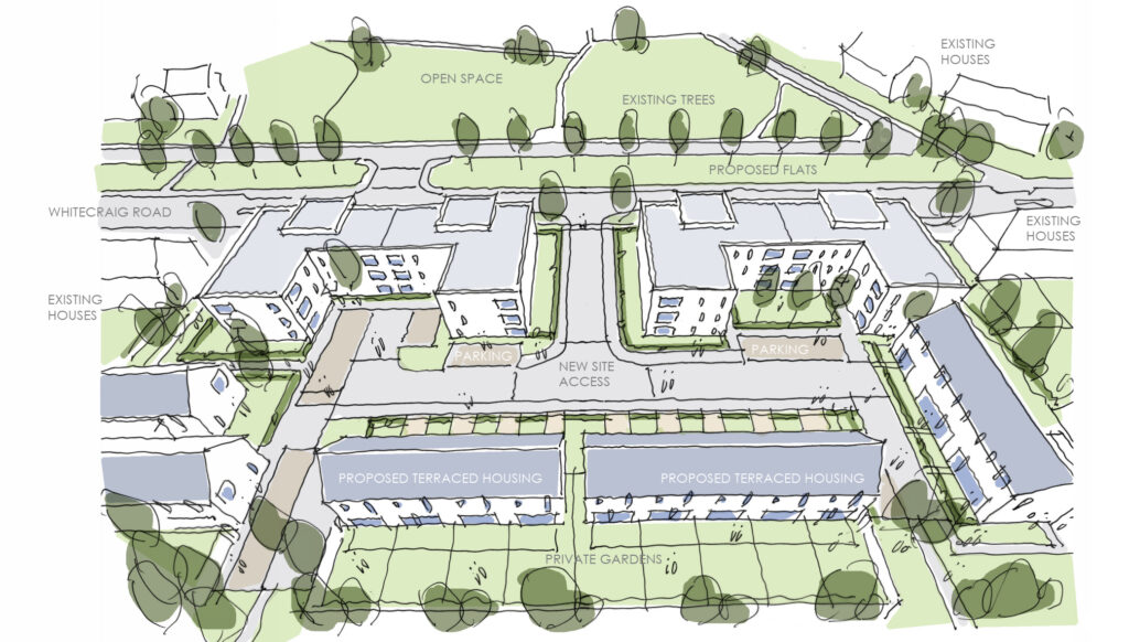 66 affordable homes planned for Whitecraig