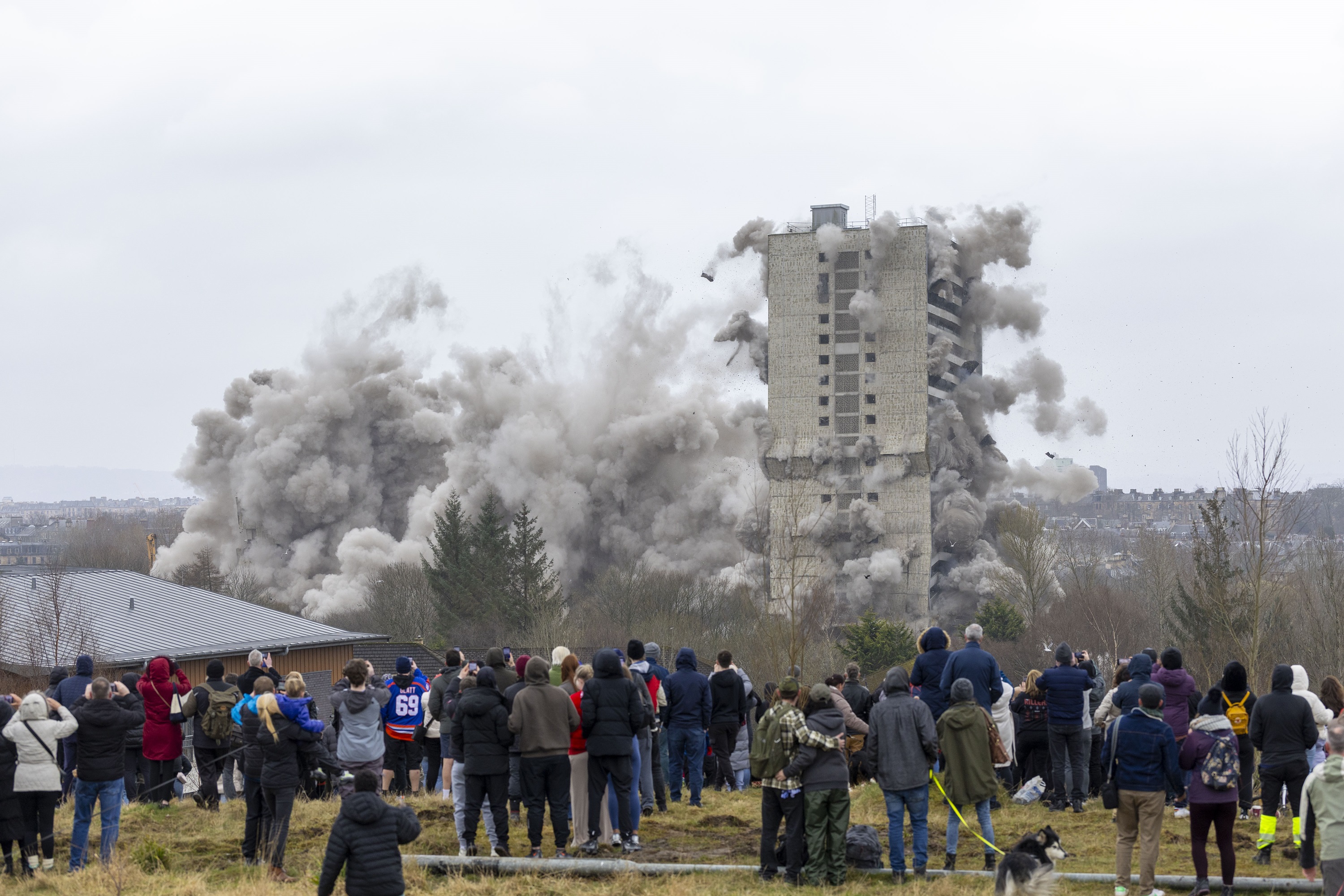 Wyndford multi-storey towers demolished ahead of £100m transformation