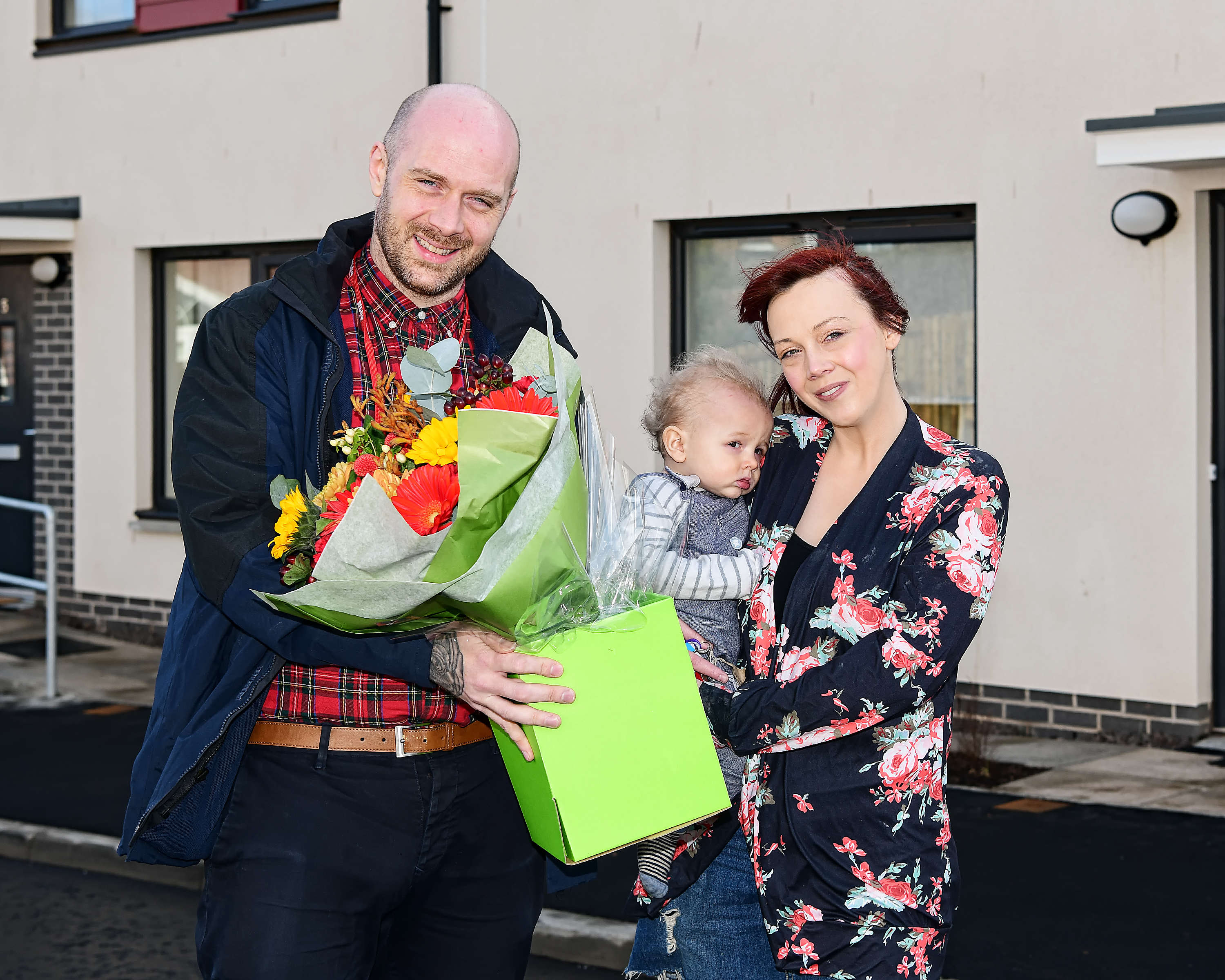 Families move into new energy efficient homes in Eyemouth
