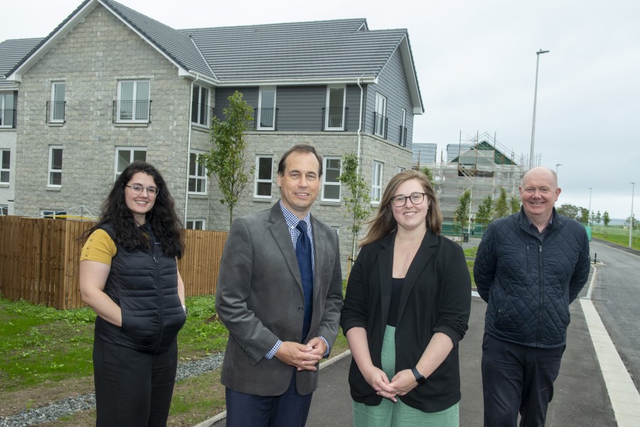 First of new Aberdeen gold standard council houses completed