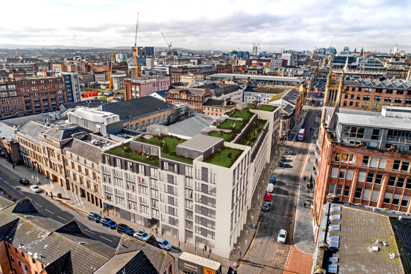 Artisan showcases Merchant City garden apartment 'oasis'