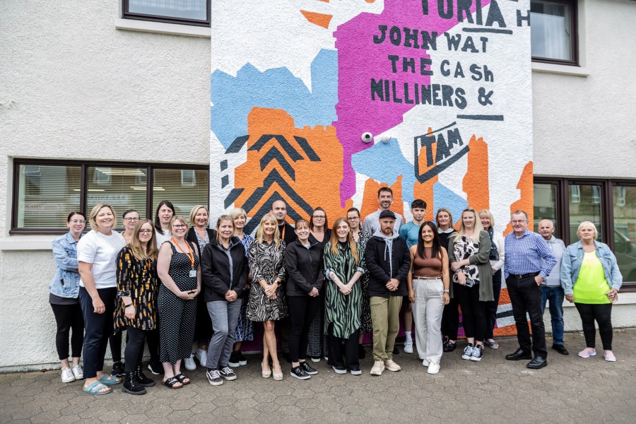 Ayrshire Housing brightens up Ayr high street with new murals