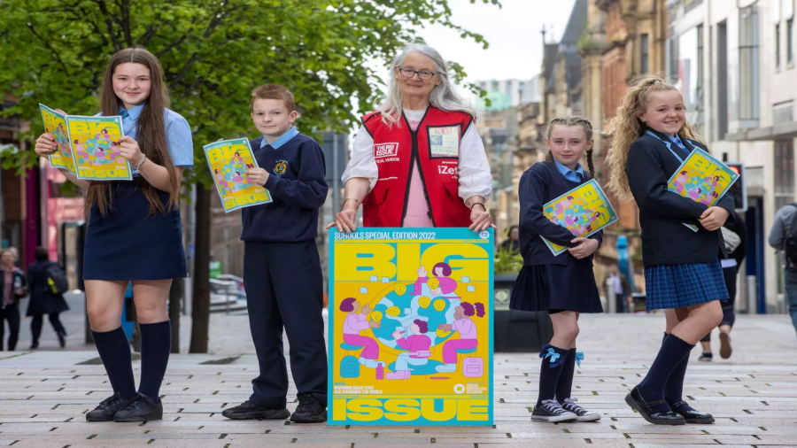 Pupils champion social change with The Big Issue magazine