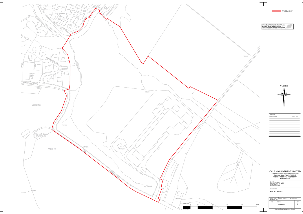 Plans submitted for regeneration of allocated brownfield site in Penicuik