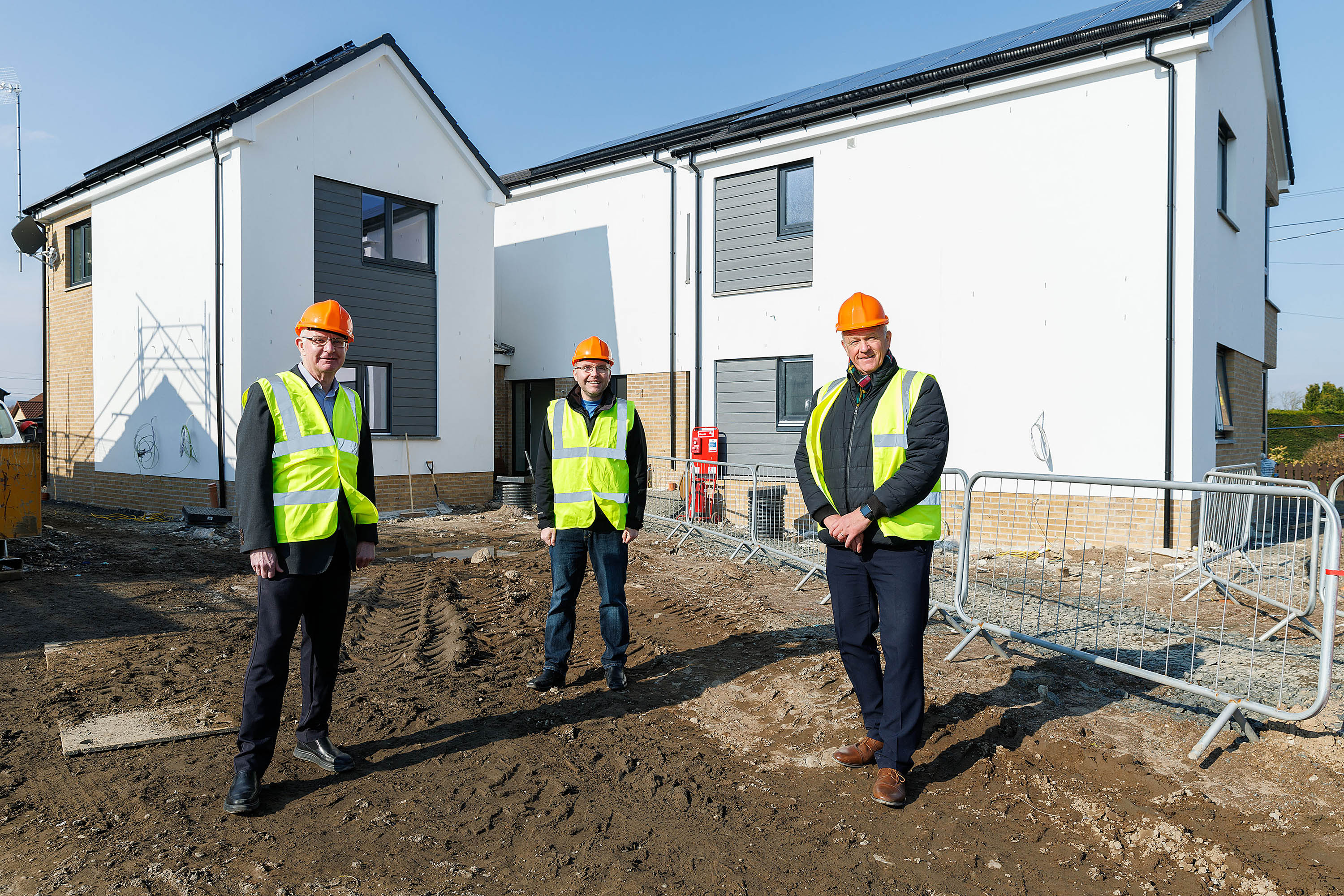 Work progressing on 22 new council houses in Cowie