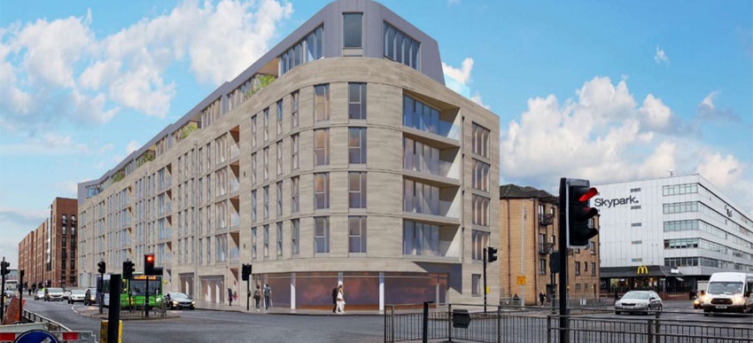 Westpoint Homes submits plans for 84 flats in Glasgow