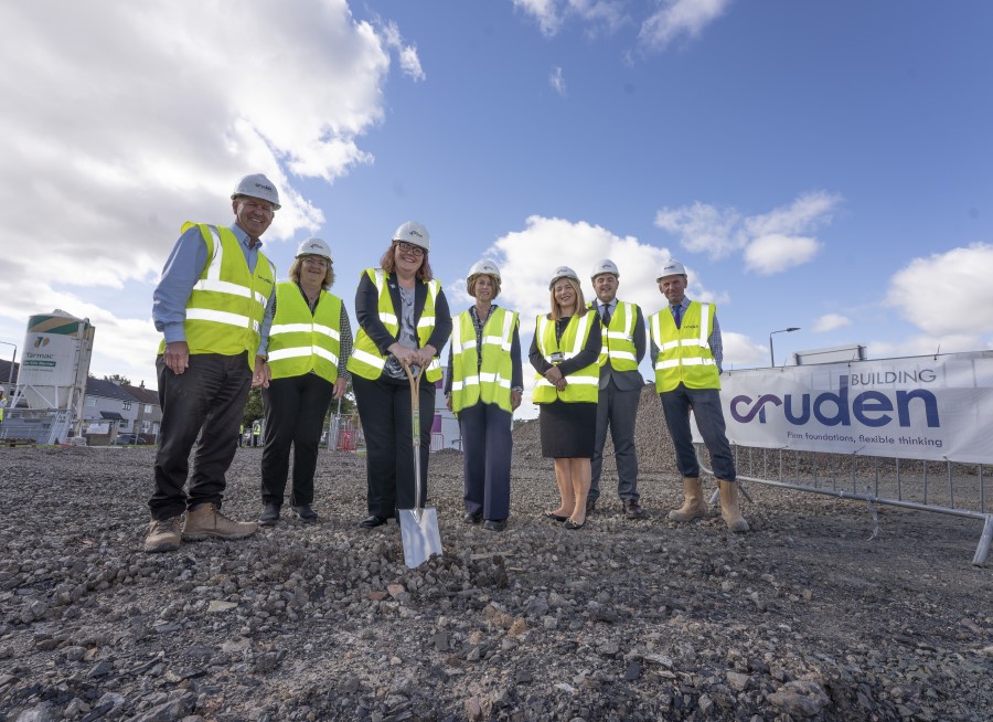 Work underway on new council homes in Coatbridge