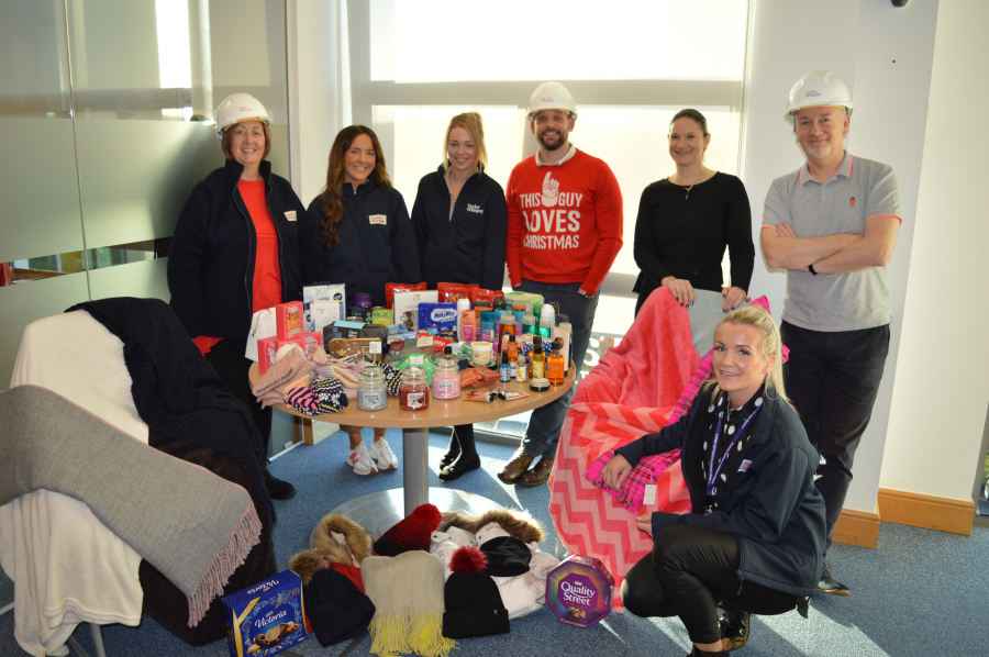Cyrenians receives festive boost from Taylor Wimpey East Scotland
