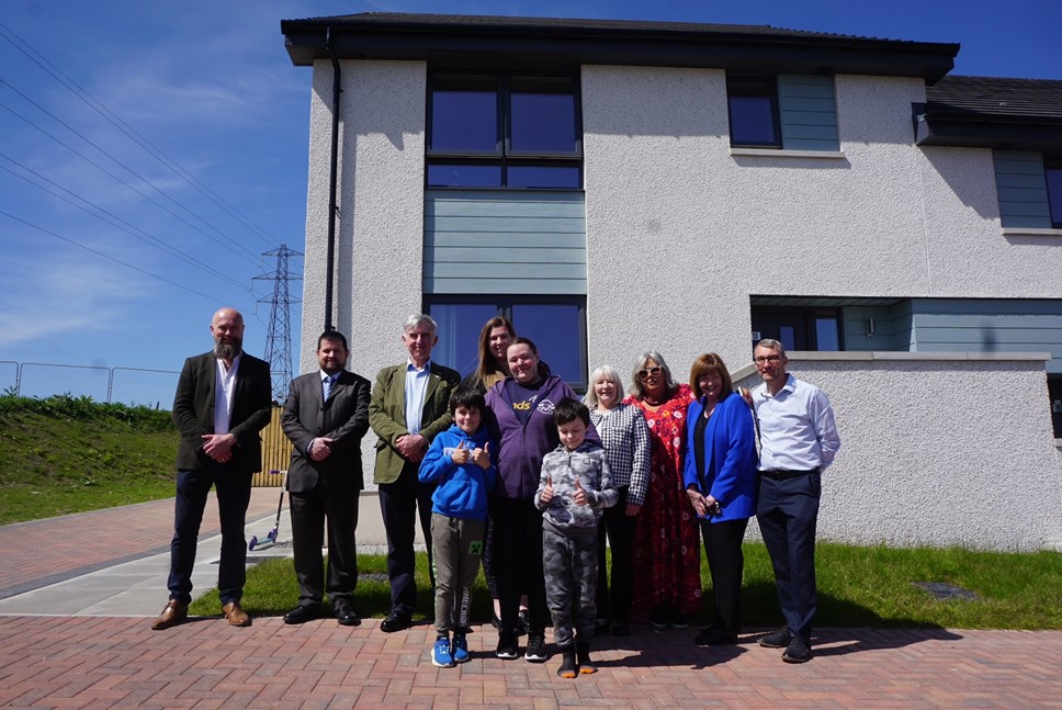 Tenants move into new Moray Council houses in Keith