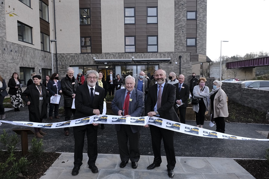 Bill Wilkie MBE opens Eildon's new extra care development