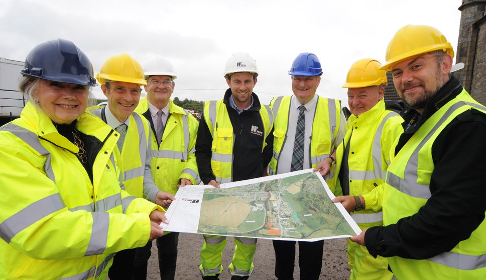 MP visits phase two of new Cumnock flood protection scheme