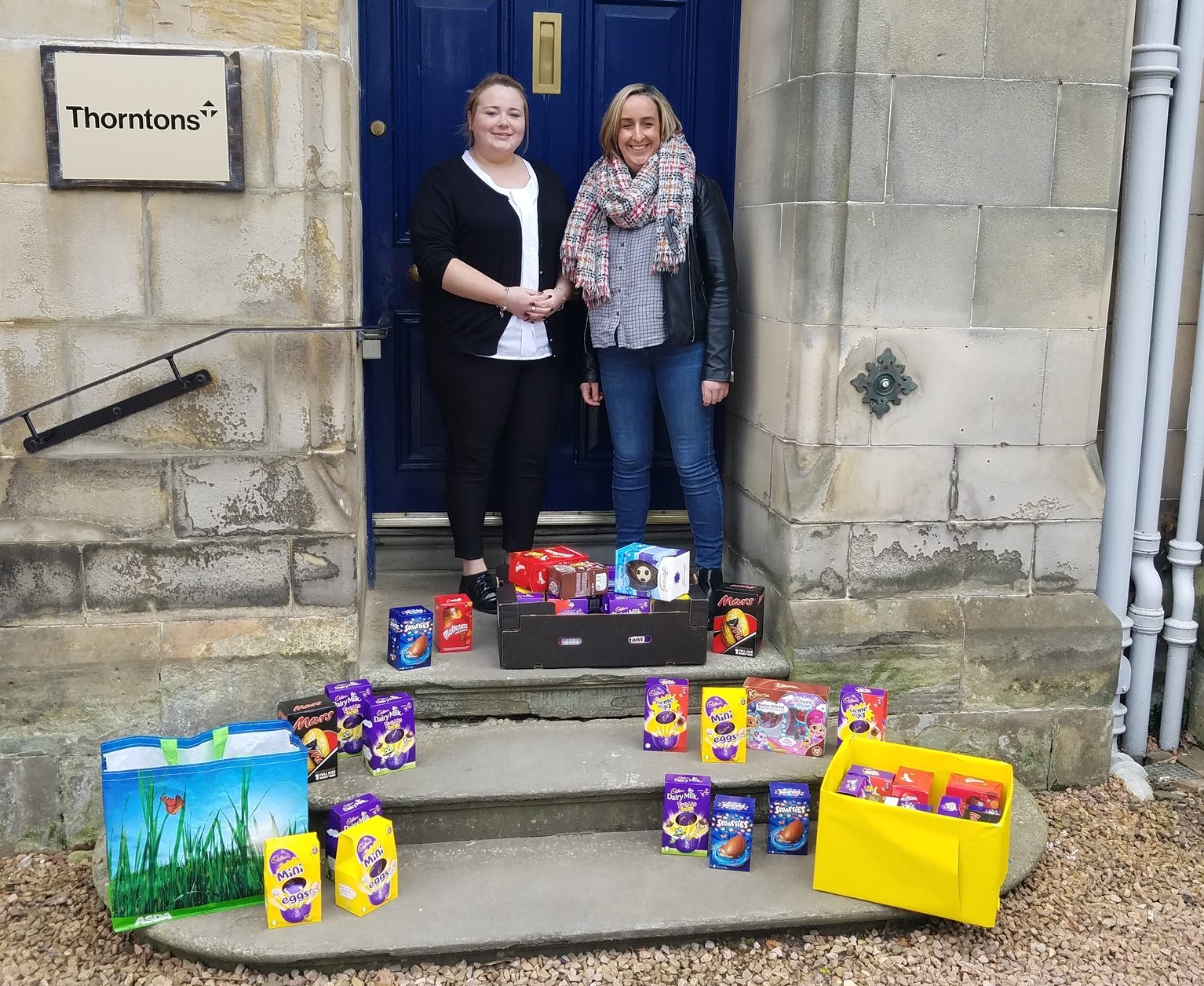 Thorntons hails egg-ceptional donation for struggling families