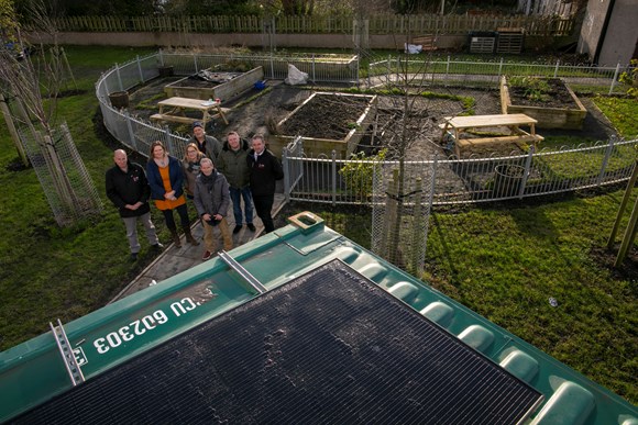 Edinburgh Fresh Start garden goes solar thanks to community benefits scheme
