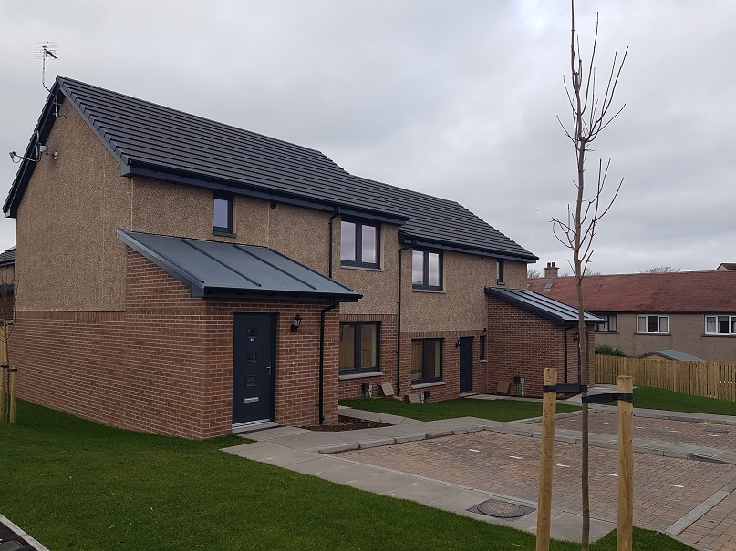 Affordable homes in Arbroath completed