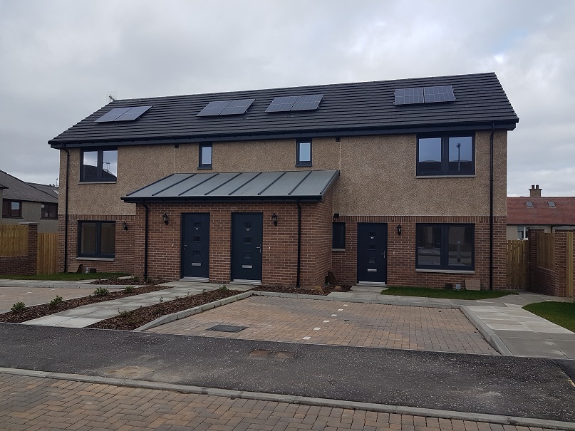 Affordable homes in Arbroath completed