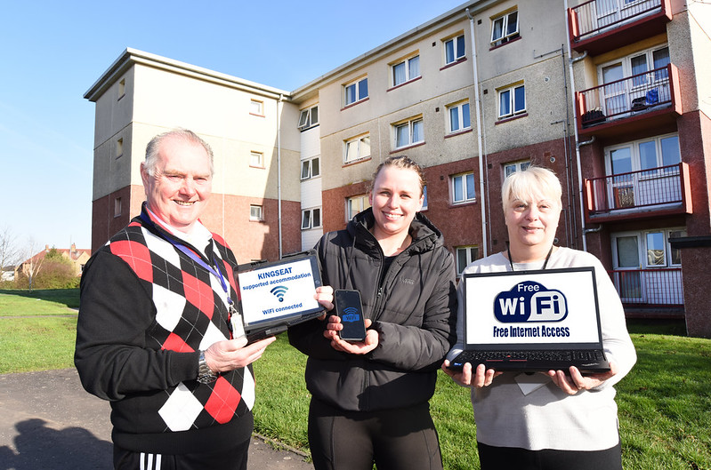 Falkirk residents in supported accomodation to get free internet access